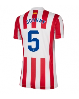 Billige Fotballdrakt Atletico Madrid Johnny Cardoso #5 Replika Hjemmedrakt Dame 2025-26 Kortermet